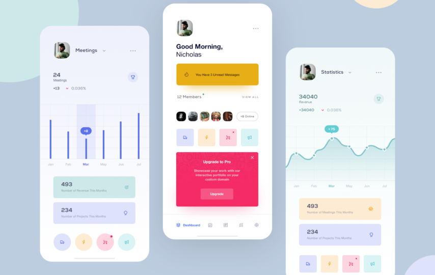 Latest Mobile Application Interface Designs to Use for Inspiration