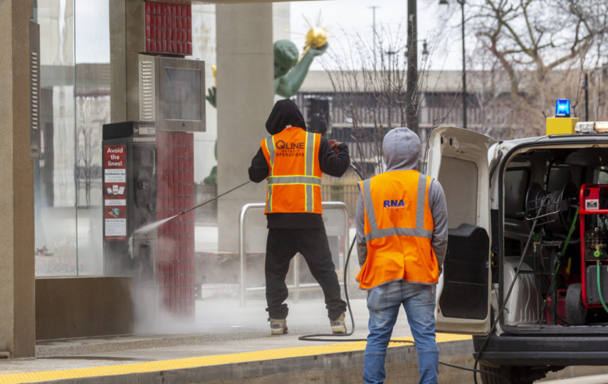 Corner Protection In Busy Public Places And Warehouses