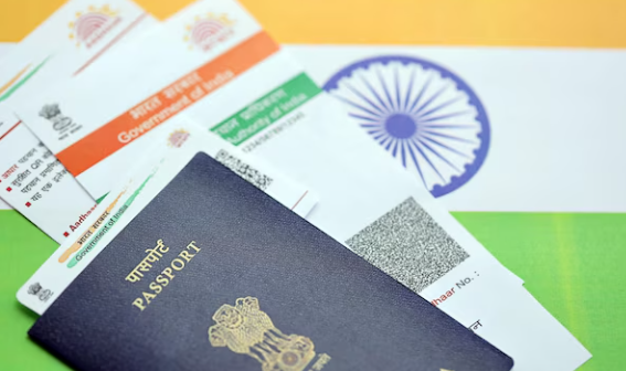 Aadhaar card and passport